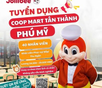 OLLIBEE COOP MART TÂN THÀNH – PHÚ MỸ TUYỂN DỤNG NHÂN VIÊN PART TIME 