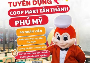 OLLIBEE COOP MART TÂN THÀNH – PHÚ MỸ TUYỂN DỤNG NHÂN VIÊN PART TIME 