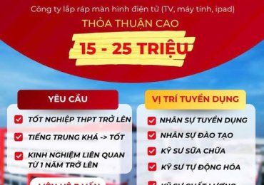 CORETRONIC PHÚ MỸ 3 TUYỂN DỤNG NHÂN VIÊN – KỸ SƯ