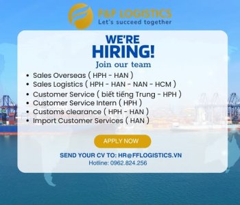 CÔNG TY F&F LOGISTICS CẦN TUYỂN GẤP