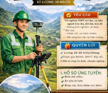 Công ty CP Tư vấn & Đầu tư Nông nghiệp Lai Châu cần tuyển nhân viên kỹ thuật: